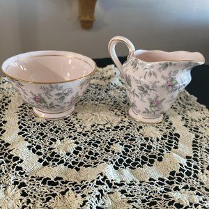 Sugar and Creamer, Tuscan China